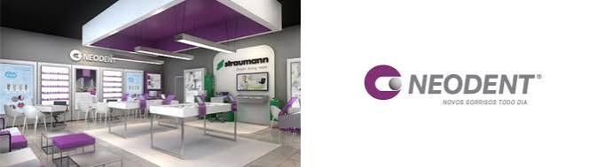 Neodent: espaço institucional e logotipo da marca brasileira